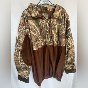 Drake Mens Quarter Zip Pullover 2XL Camo